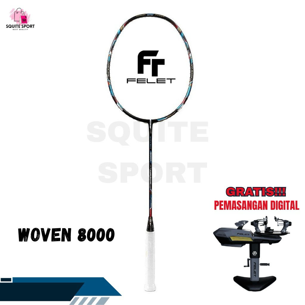RAKET FELET WOVEN 8000 / WOVEN 999 / WOVEN 3K FENCE/ WOVEN 1000 ORIGINAL BADMINTON