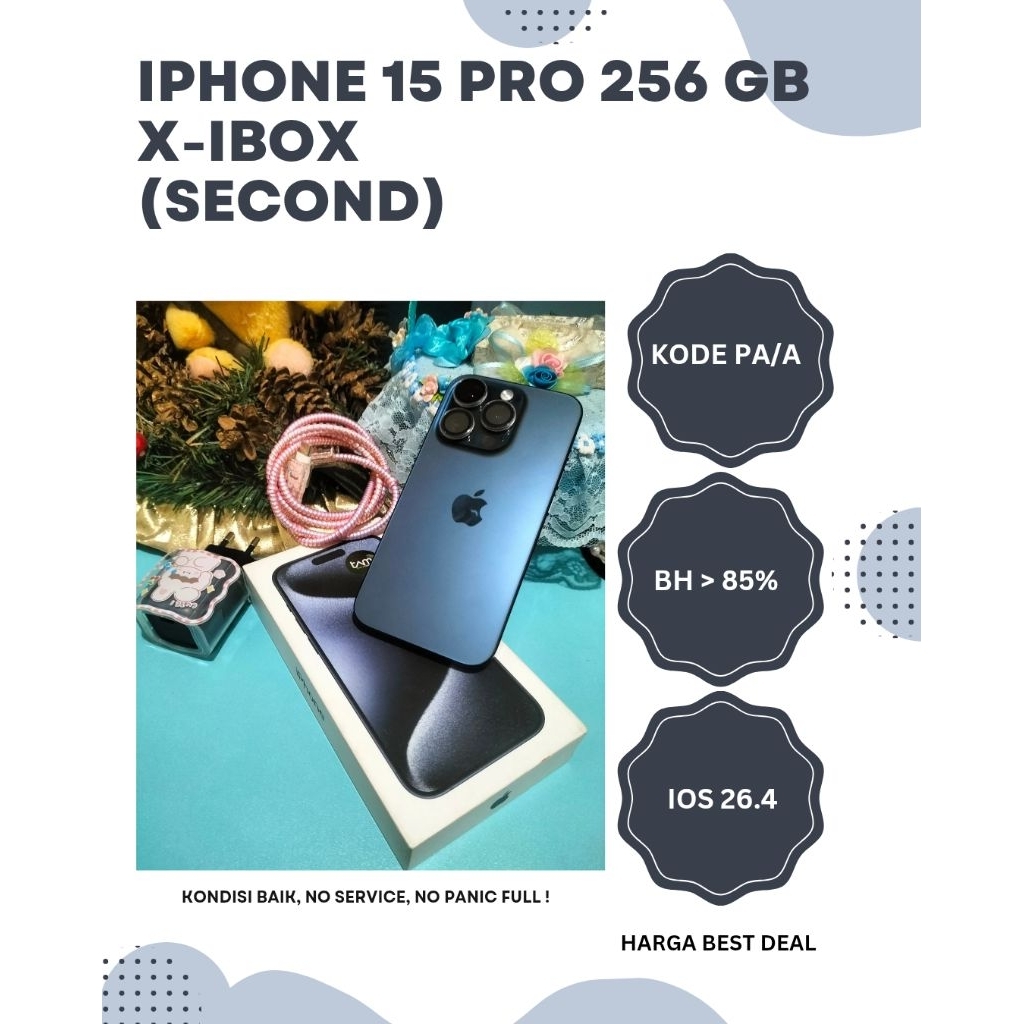 IPHONE 15 PRO 256 GB X-Ibox (second)