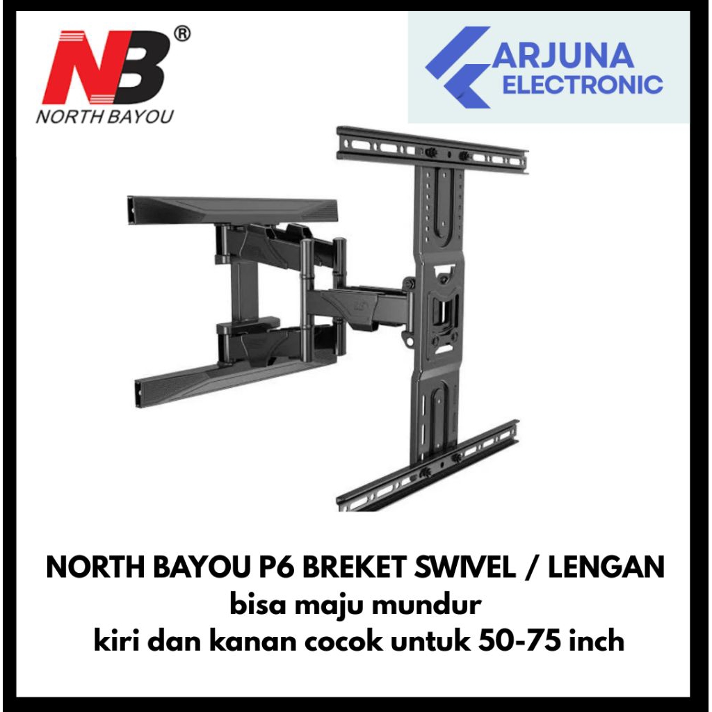 north bayou P6 breket swivel 50-75 inch
