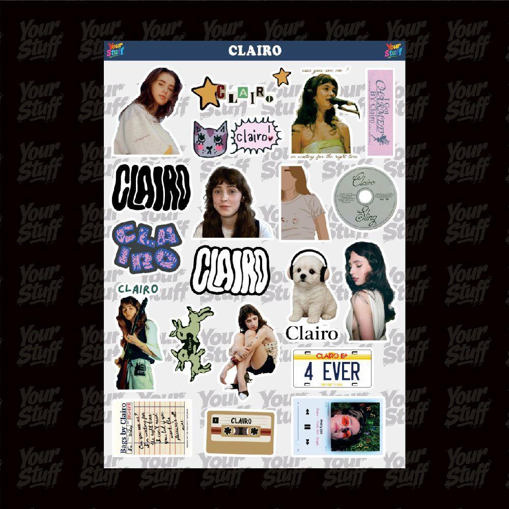 20Pcs CLAIRO Stiker Pack | Stiker CLAIRO Mix Aesthetic