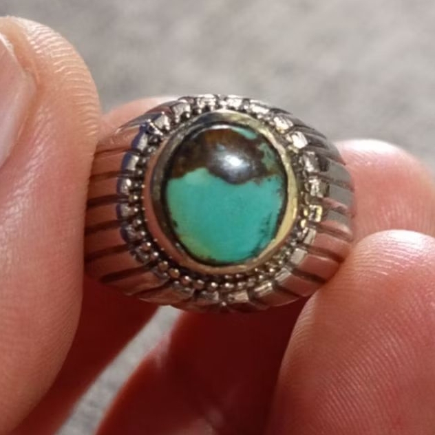 Batu Pirus Persia Asli Natural
