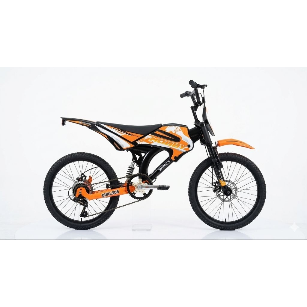 Sepeda Anak Trail Wimcycle ukuran 20 inch Lobby Suspension 6 speed LIMiTED