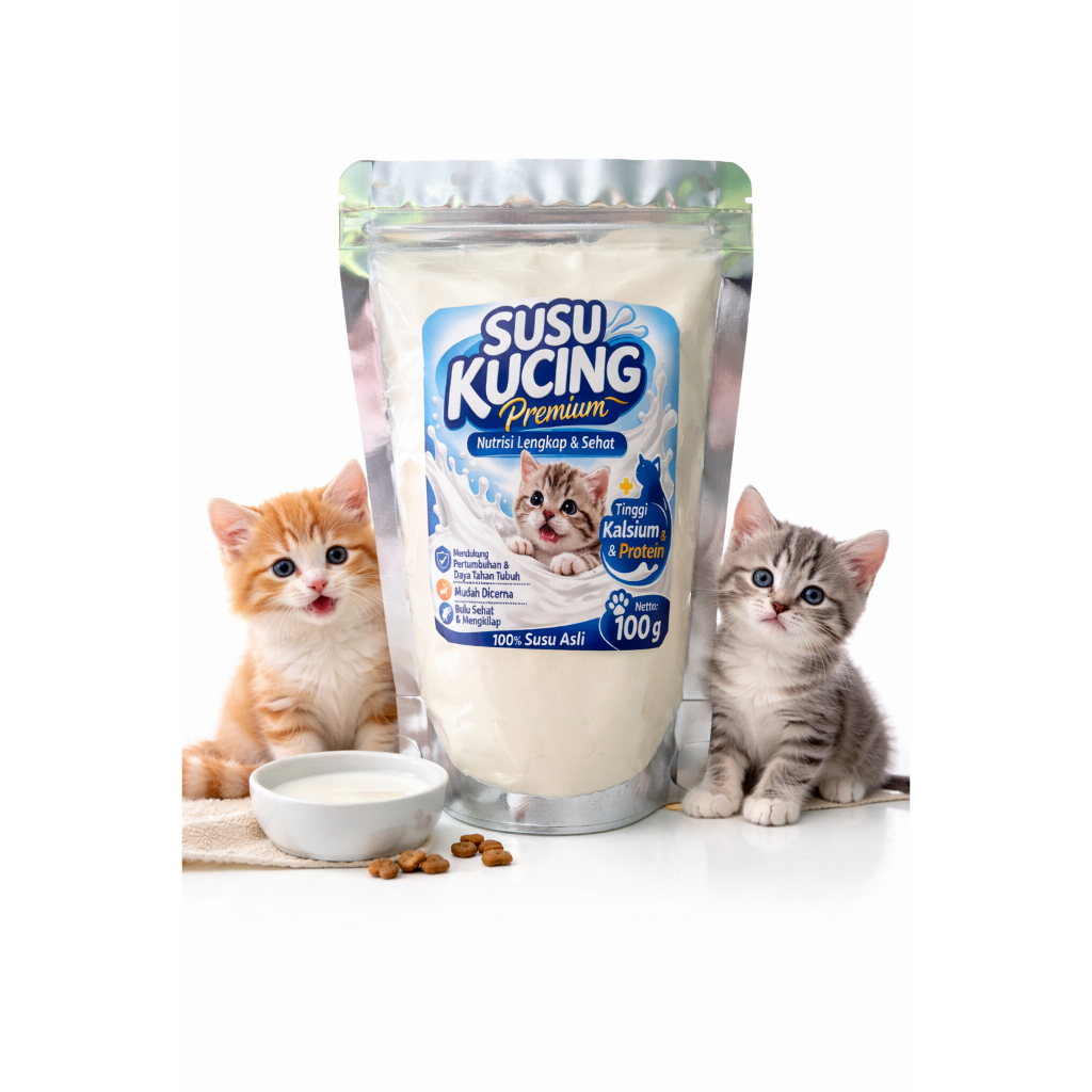 SUSU KUCING Untuk anak kucing hingga dewasa