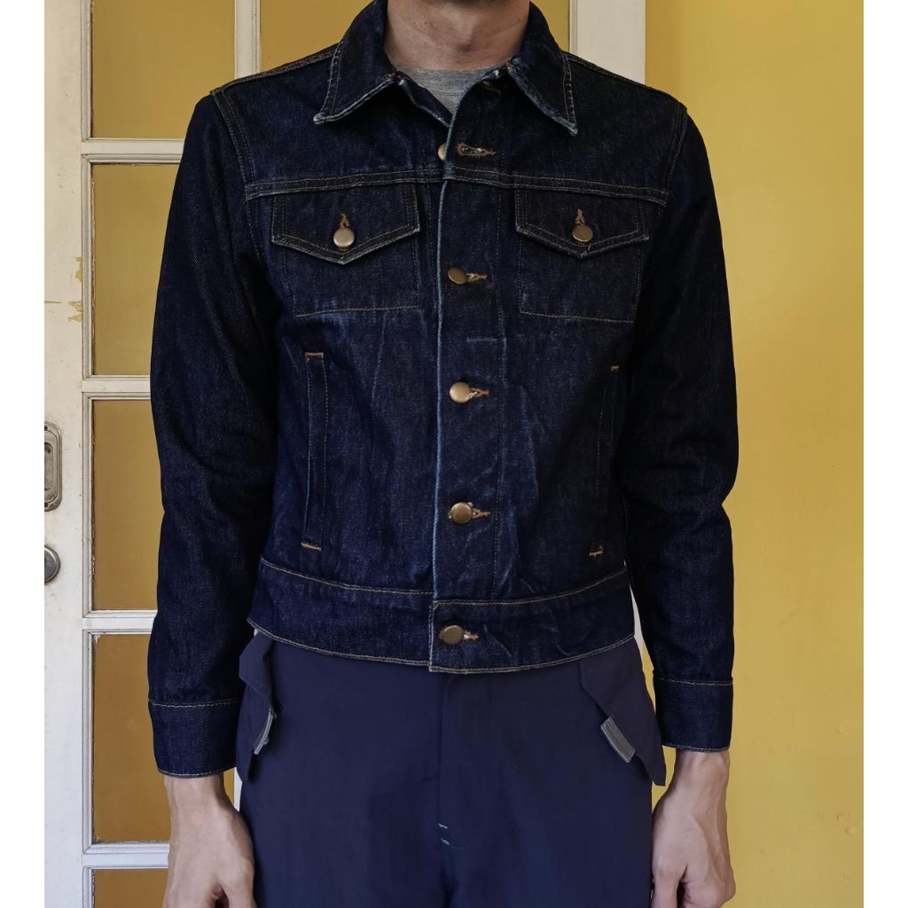 Jaket Jeans Raw Denim American Apparel