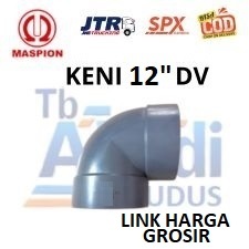 Grosir - Knee Keni Elbow L - 12" inch DV maspion Fitting Sambungan Pralon Pipa Pvc
