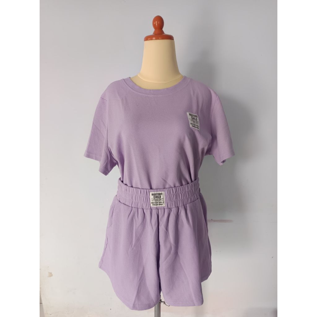 ONE SET WANITA WAFFLE LIKE NEW