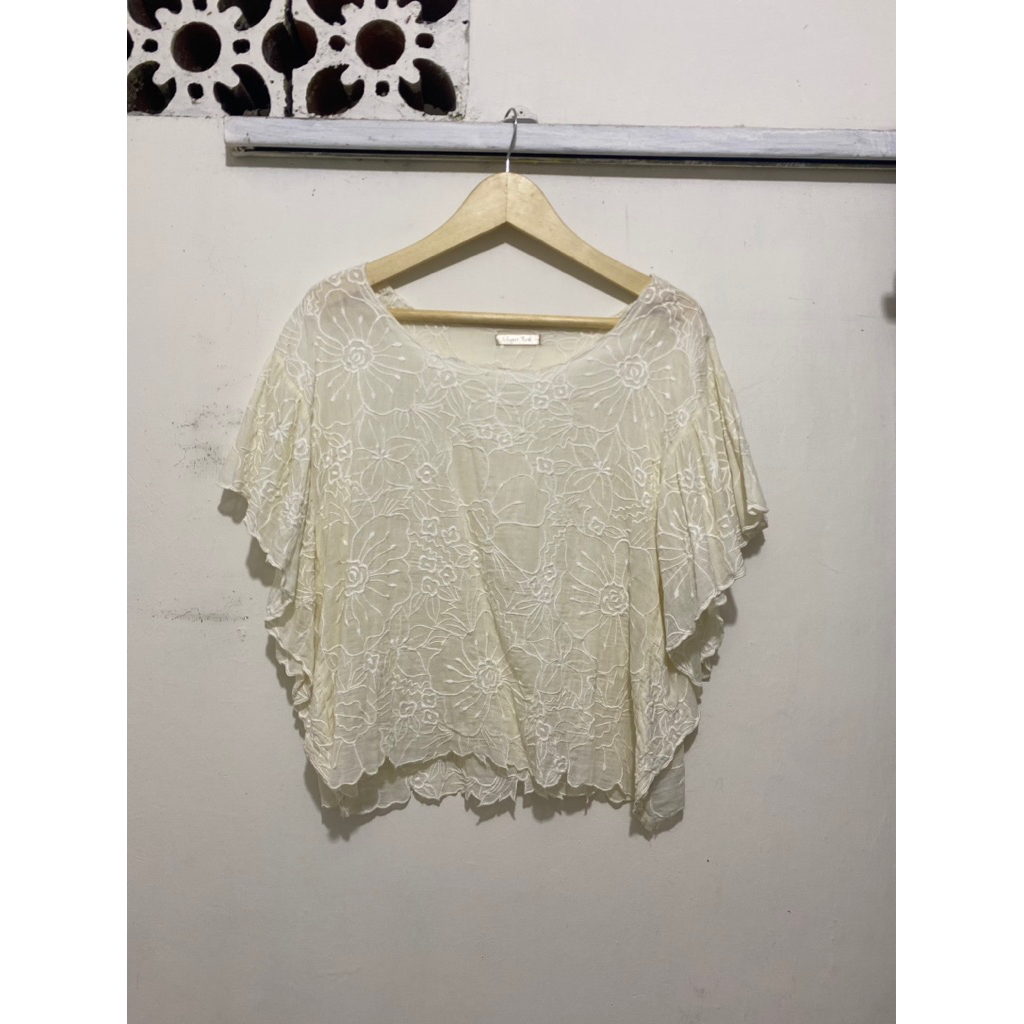 Atasan blouse Vest Outer Batwing preloved