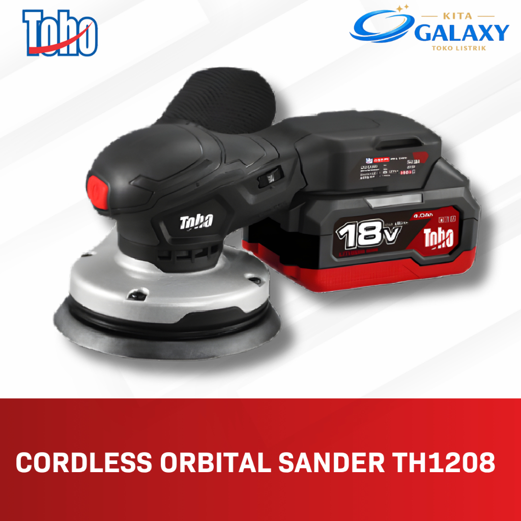 Toho - Cordless Orbital Sander 18V (TH1208)