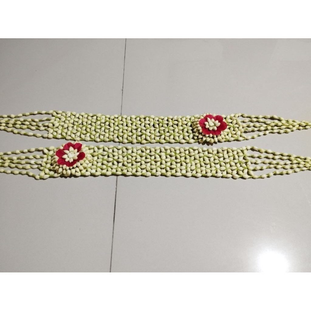 Melati Bando Besan - Rangkaian/Ronce Bunga Melati Asli