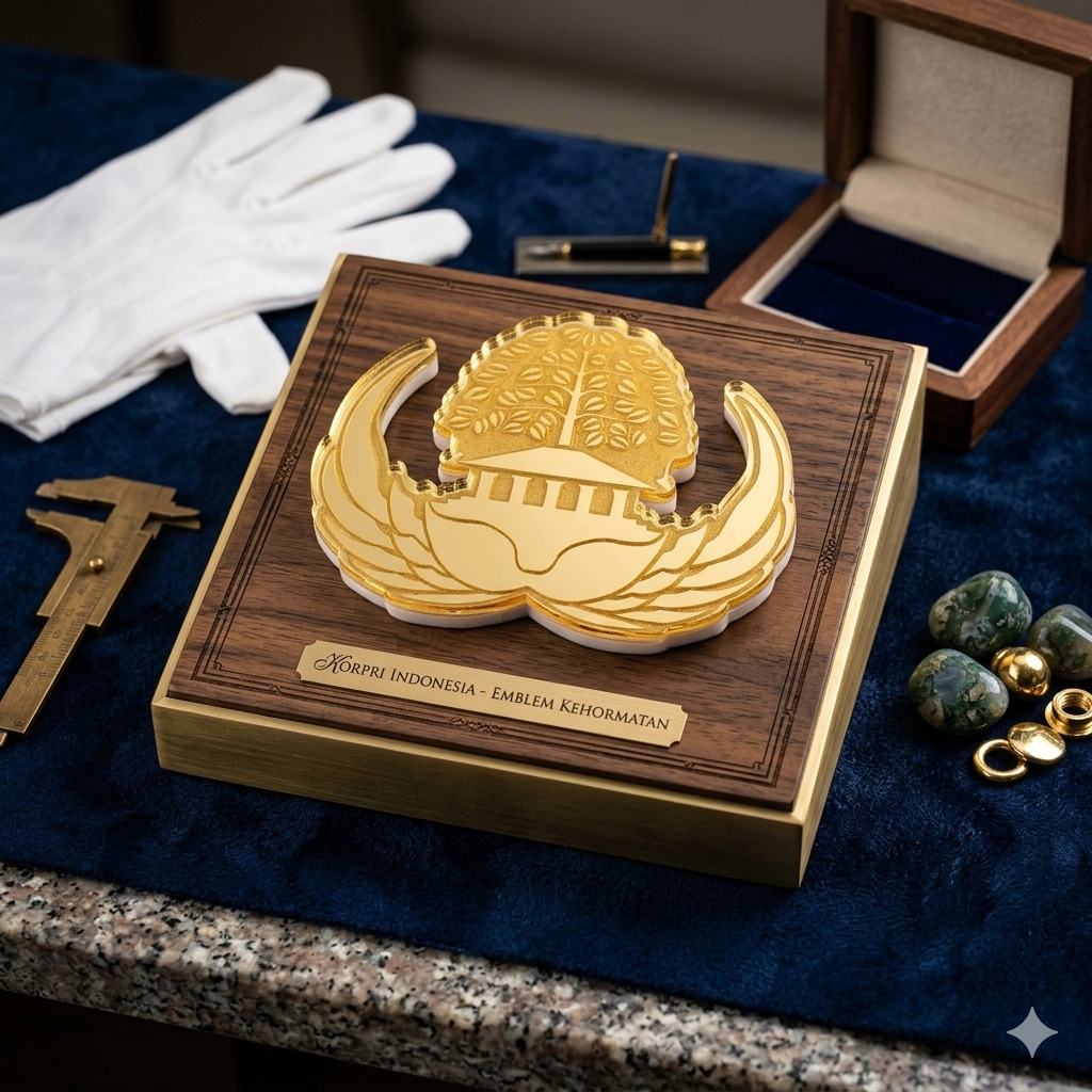 Bros Korpri Akrilik Gold Mirror