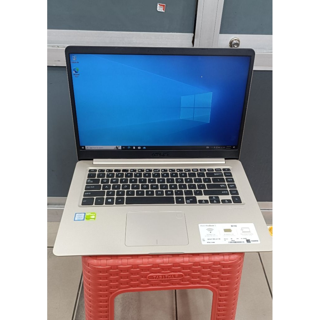 Laptop asus X510UQ intel core i5-7200U CPU ram 8Gb ssd 256Gb bekas mulus normal siap pakai