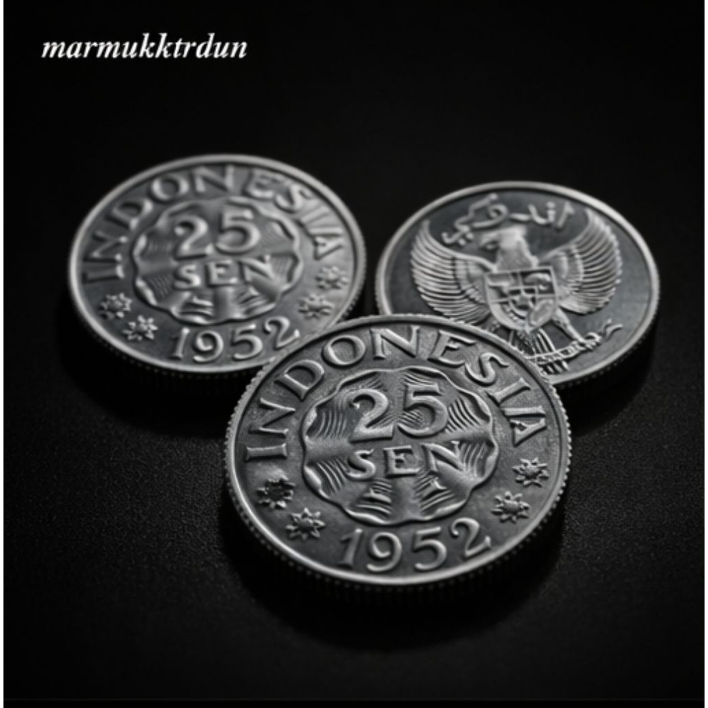 Koin Kuno Indonesia 25 Sen 1952 – Koleksi Langka