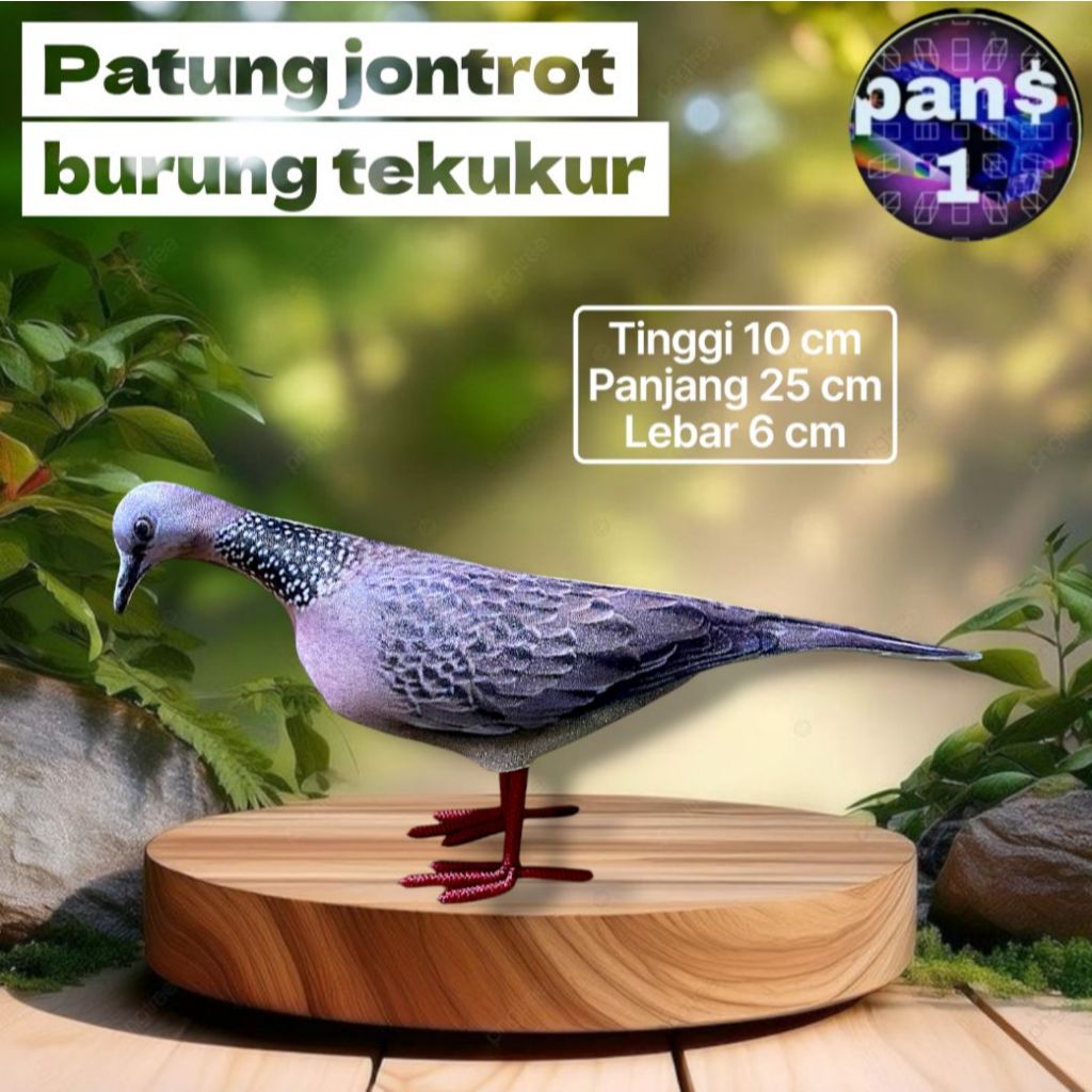 Patung jontrot burung tekukur