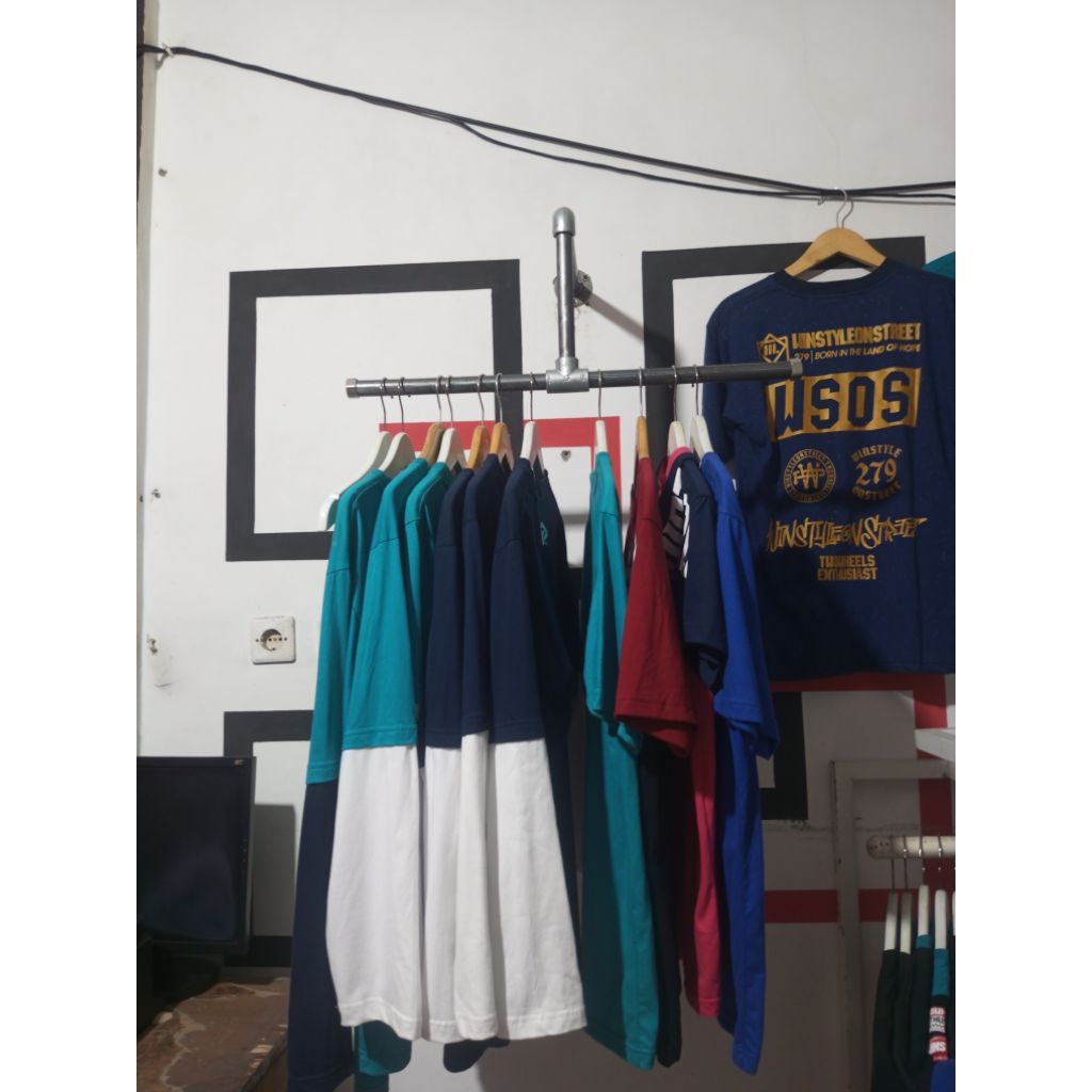 OVERSIZE boxy, longsleve double layer.