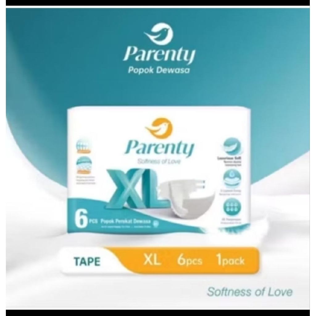 Parenty Popok Dewasa Type Perekat Xl isi 6pcs
