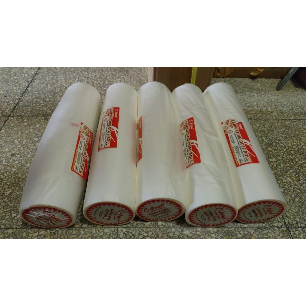 Plastik Laminasi Panas eprint Glossy Doff Roll A3+ Laminating Glossy Roll Doff Roll e-Print