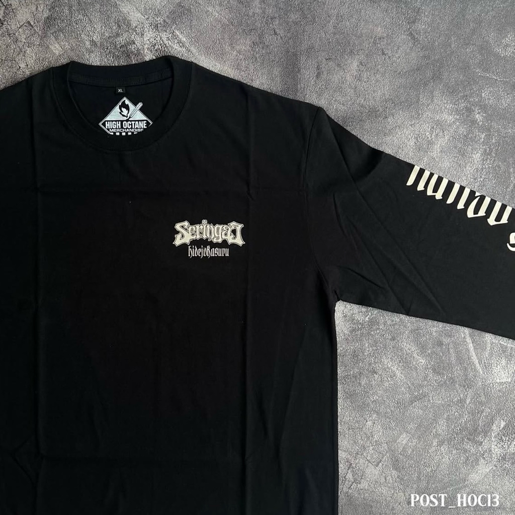 LONG SLEEVE SERINGAI - HIDEJOKASURU. (high octane merchandise)