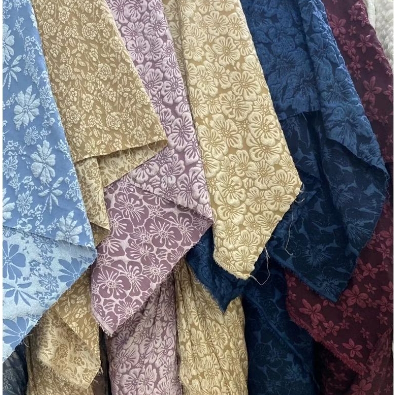 NEW PROMOMURAH BAHAN KAIN JAGUARD EMBOSS MOTIF PREMIUM//KAIN JAGUARD EMBOSS MOTIF TERBARU HIGH QUALI