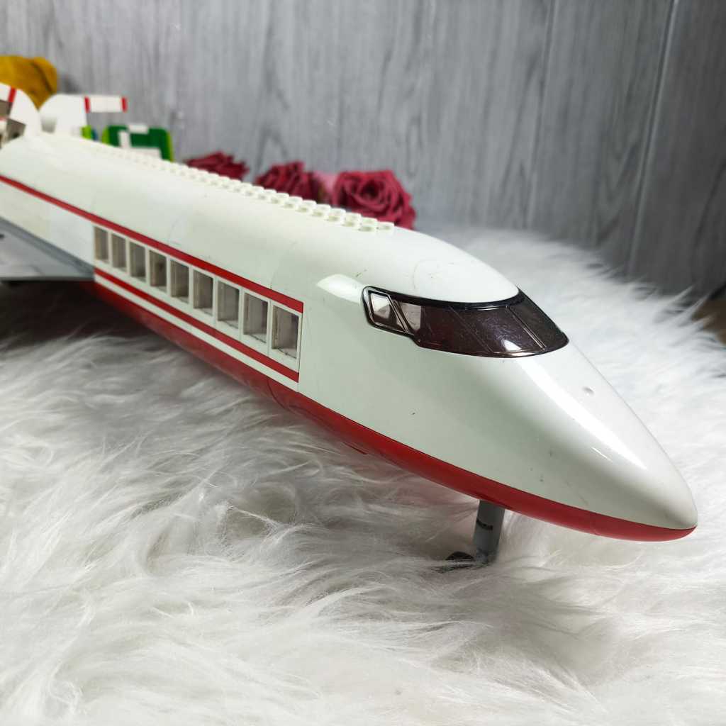 Lego MOC Airplane pesawat Jet Jumbo size *parts mixed sebagian non Lego KW* . Ori Original asli