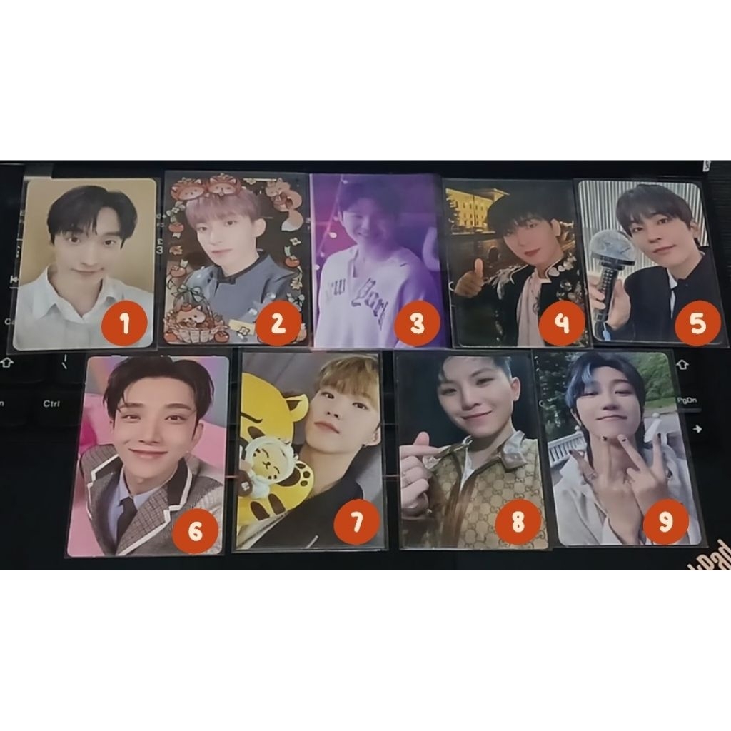 [CEK DESK] dk dokyeom stamp rally caratzone follow again woozi shohikigen ums always yours wonwoo he