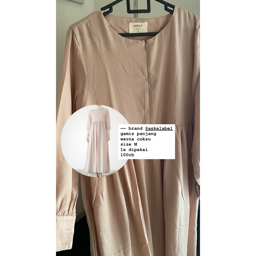 Preloved Gamis dari brand askalabel