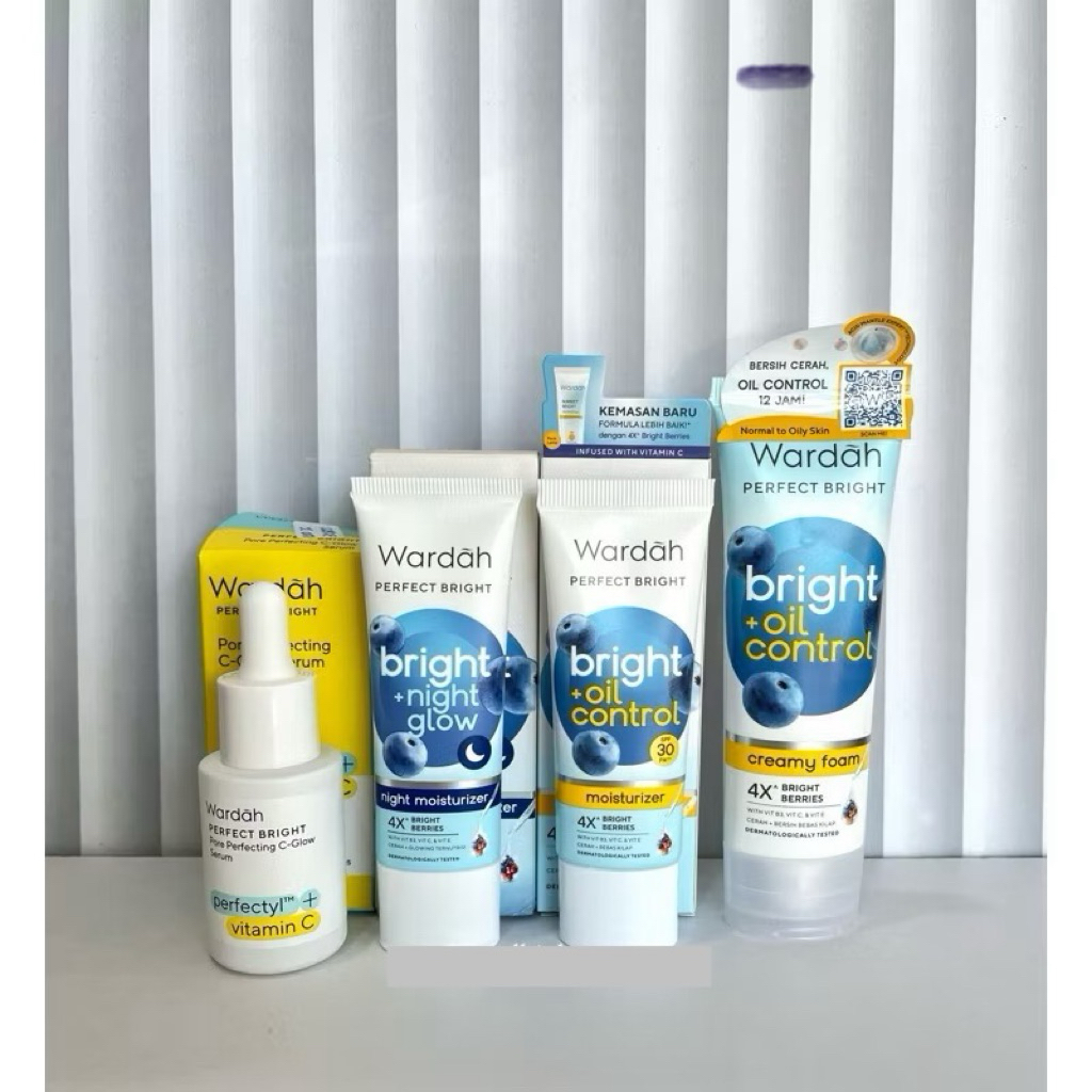 Wardah Perfect Bright Series Oil Control | Wardah Perfect Bright Oil Control Paket Lengkap
