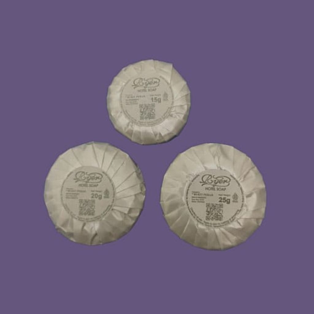 Sabun Hotel bulat 15gr/20g/25g  RYER (50pcs)