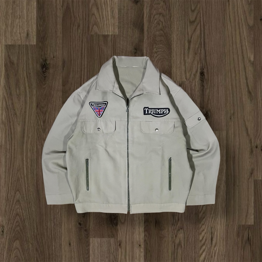 WORK JACKET CAST JAPAN CUSTOMPATCH