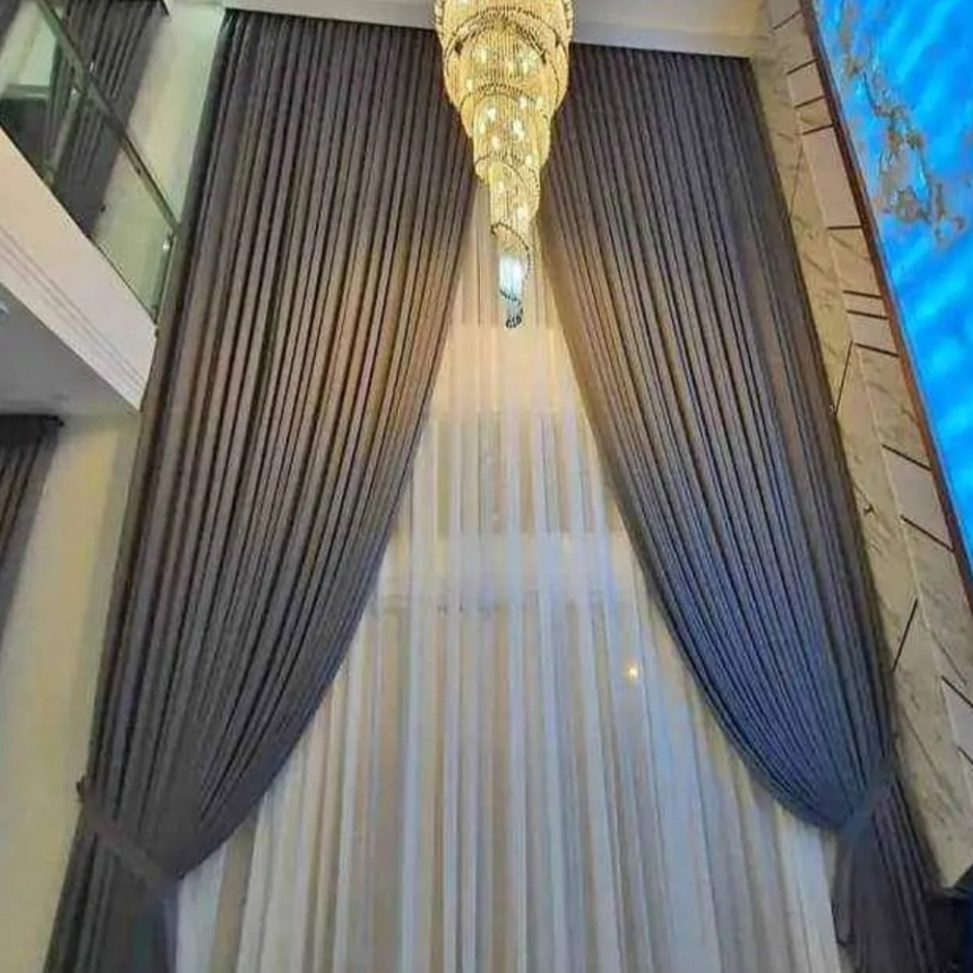Gorden Jendela panjang 4 meter korden jendela Jumbo Hordeng Blackout Import