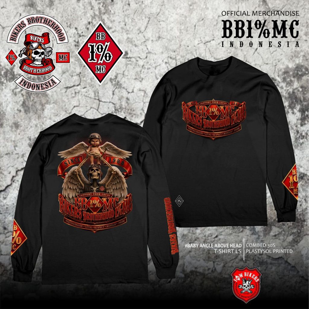 KAOS BIKERS BROTHERHOOD 1% MC INDONESIA