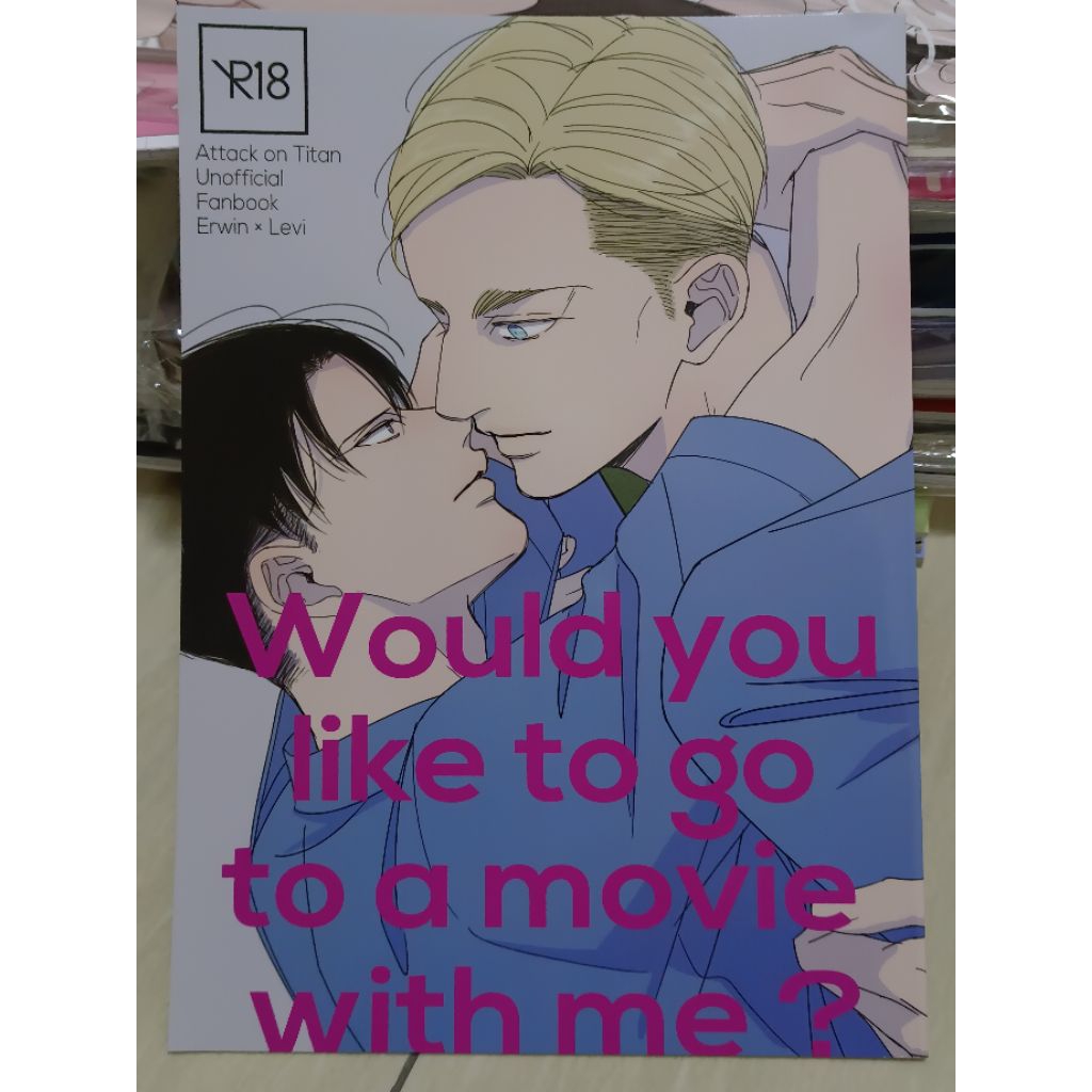 Doujin Eruri Literatur Independen Buku Impor Bermanfaat Bertema Erwin dan Levi Attack on Titan Douji