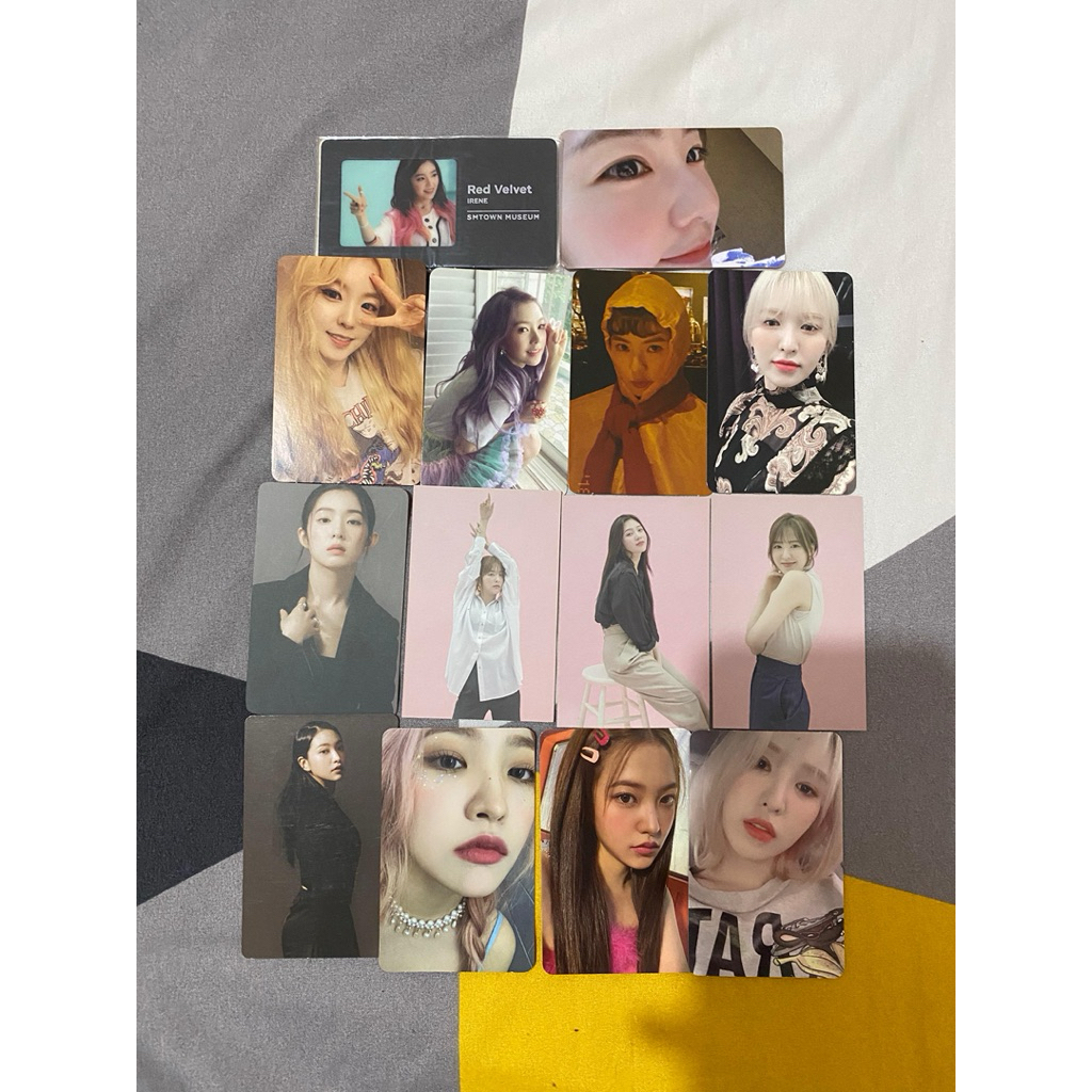 Album photocard official sm pc red velvet museum irene seulgi wendy yeri joy icc ice cream cake fina