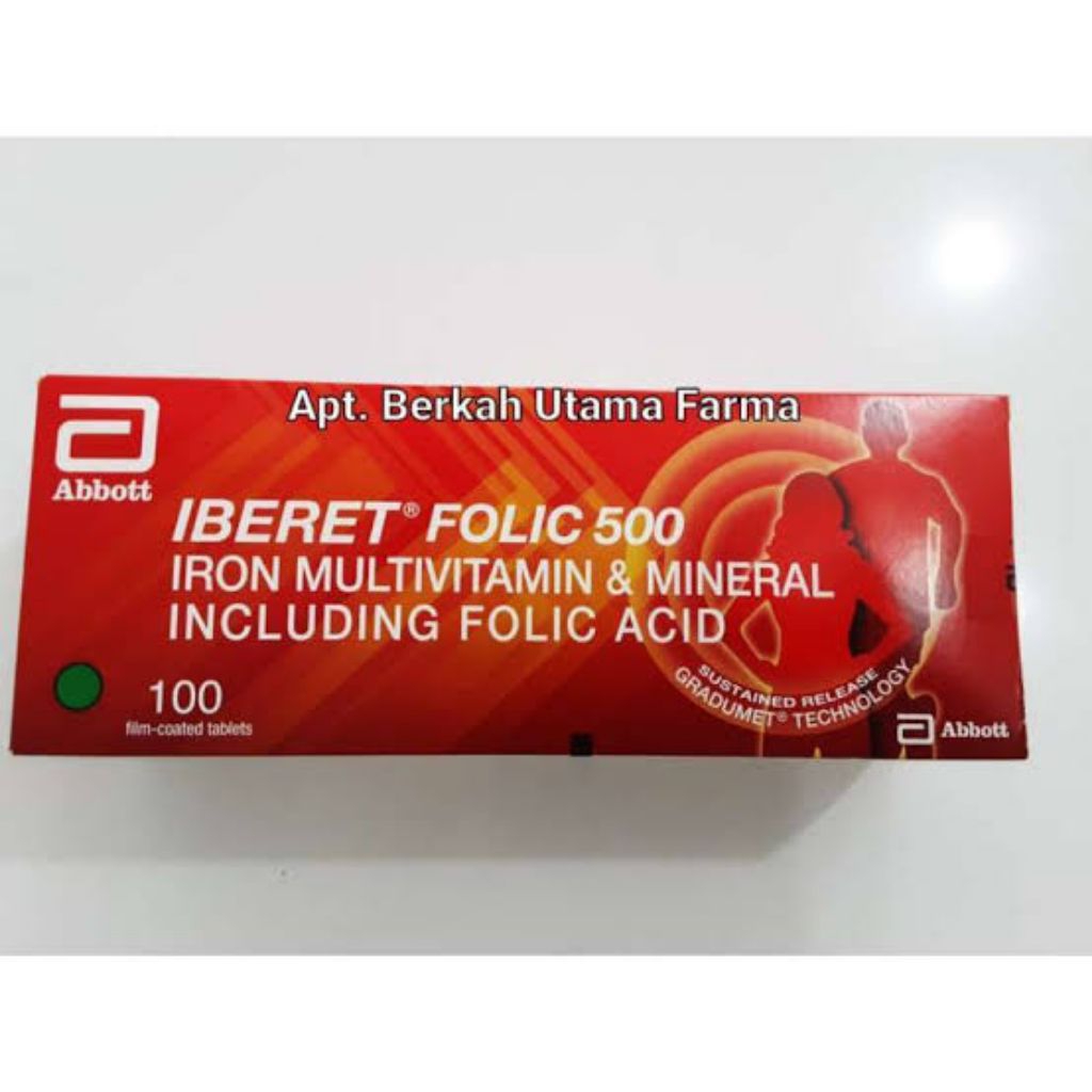 IBERET FOLIC 500 MG UNTUK PENAMBAH DARAH