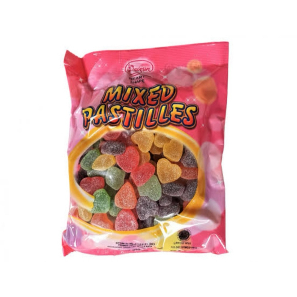 Permen Waisun Fruit - Waisun Mixed Pastilles Candy - Permen Jelly Waisun