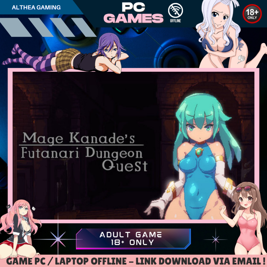 MAGE KANADE’S FUTANARI DUNGEON QUEST - ADULT - RPG - DUNGEON - GAME PC - LAPTOP - OFFLINE - 18+