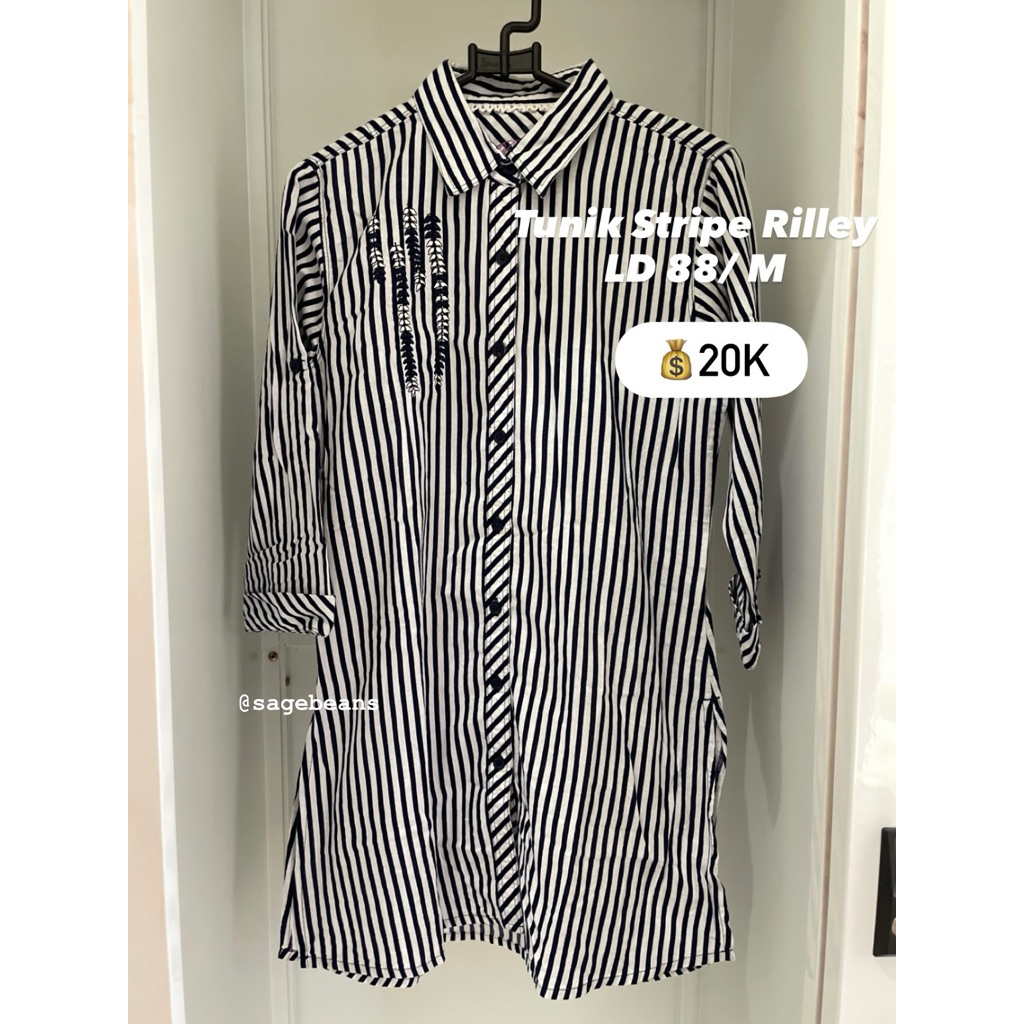TUNIK STRIPE RILLEY | Preloved @sagebeans