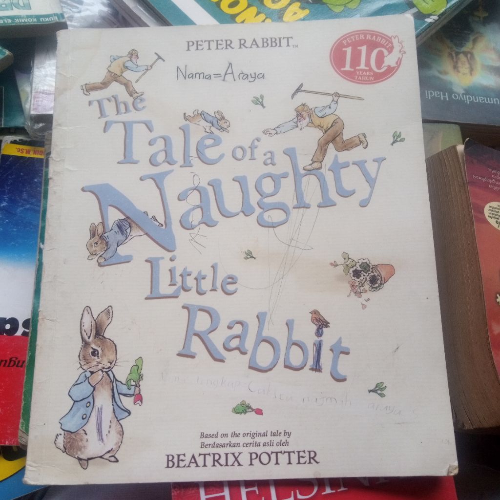 The TALE of a NAUGHTY LITTLE RABBIT, Peter Rabbit/Beatrix Potter, bilingual