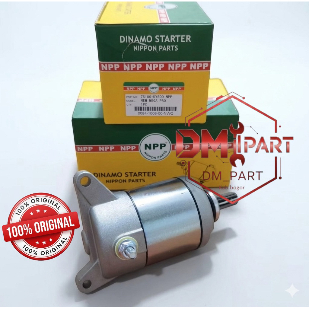 dinamo dynamo stater megapro mono shock crf verza megapro new kye k18 npp original