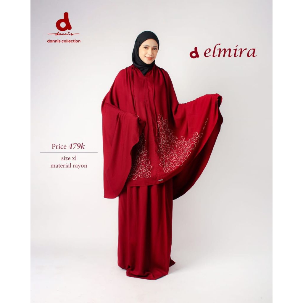 Mukena Dannis D'Elmira / Mukena Dannis Rayon / Mukena Setelan Rayon