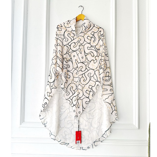 sisesa khimar Azalia broken white