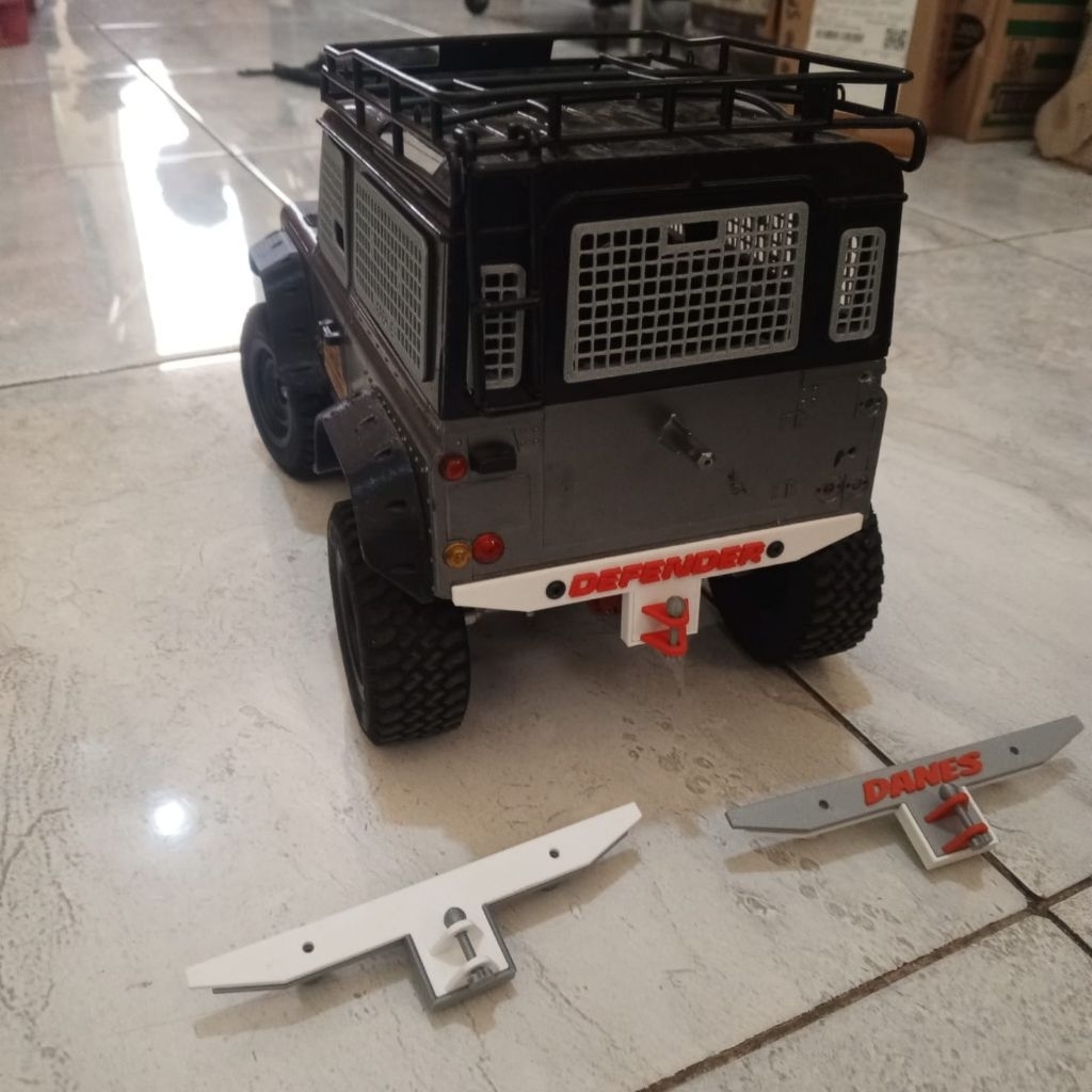 Miniatur Aksesoris Diorama Bumper belakang Towing hook Mn99 Mn99s Mn D90