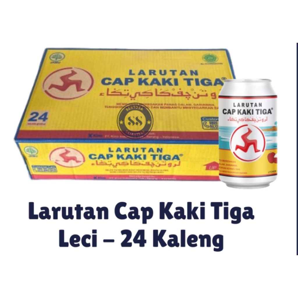 Larutan Cap Kaki 3 Kaleng / 1 Dus Isi 24