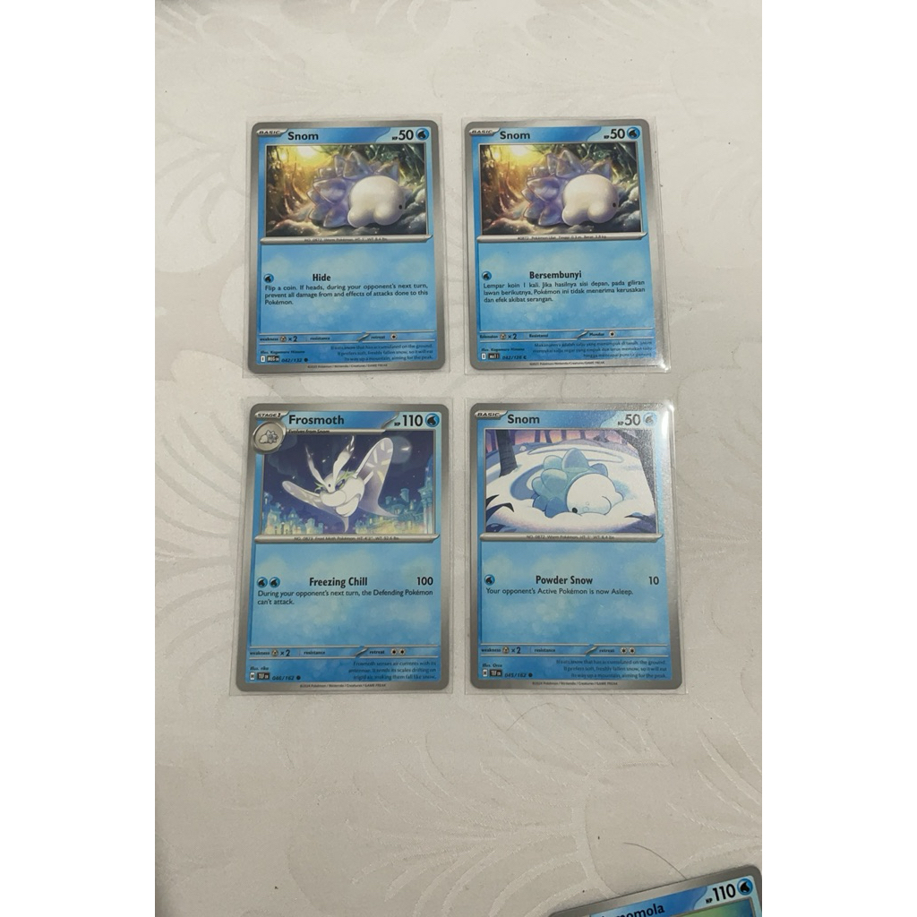 Pokemon Card TCG - Snom, Frosmoth