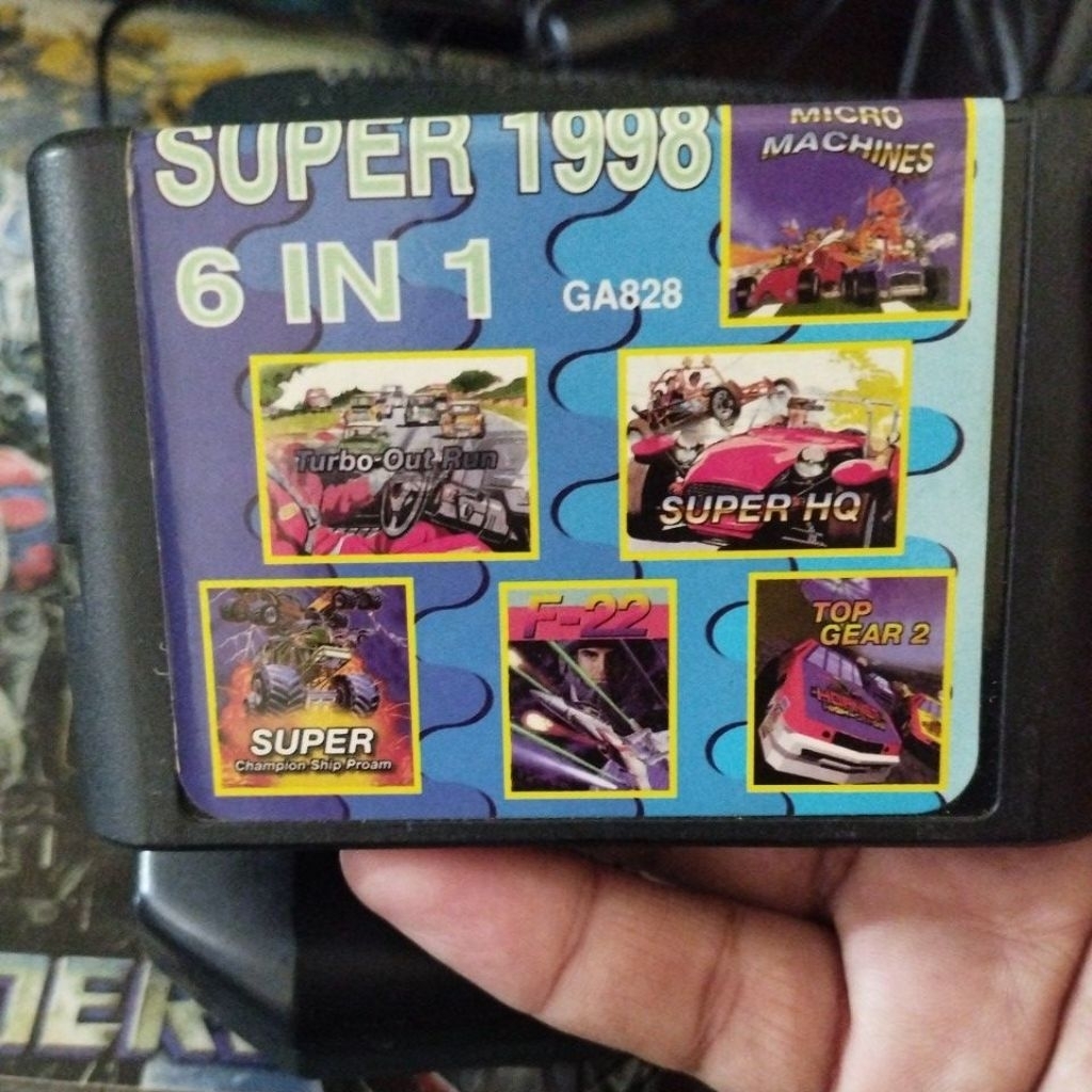 Kaset sega 6in1