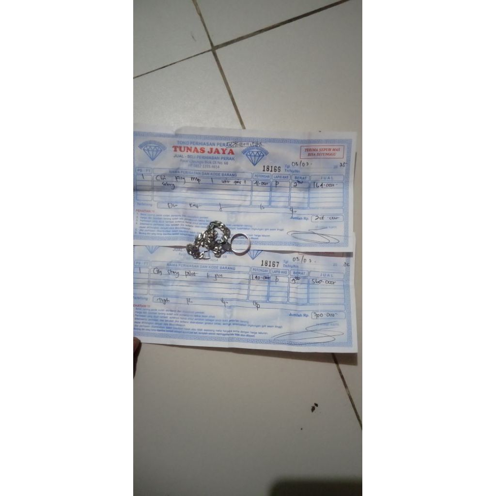 Gelang Perak 925 Murni Asli