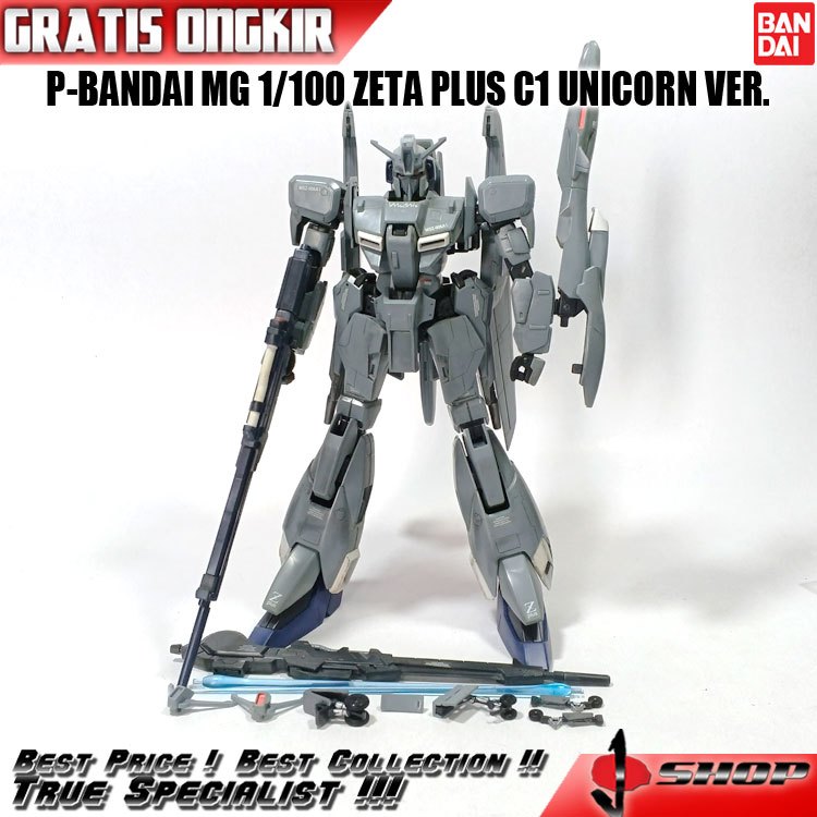 P-BANDAI MG 1/100 ZETA PLUS C1 UNICORN VER. LTDMG384