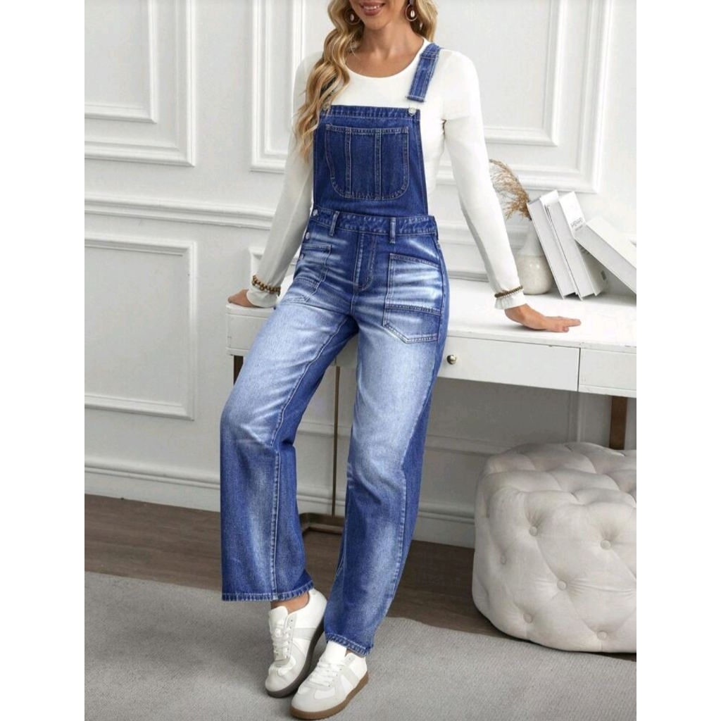 Overall Kulot Dewasa, Celana Kulot Dewasa, Overall Jeans, Celana Kodok Dewasa,