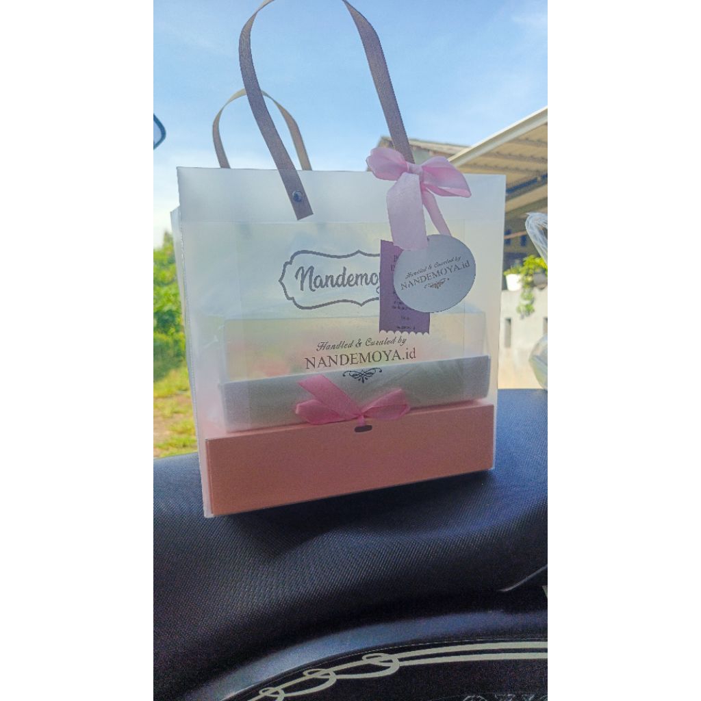 Hantaran Lamaran | paket lengkap sudah include kue jala bunga, bag, tag, box pink dan saus | hantara