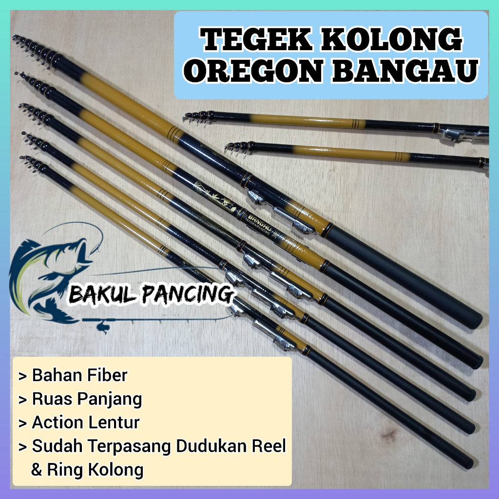 Joran Tegek Kolong Oregon Bangau Fiber Lentur dan Kuat
