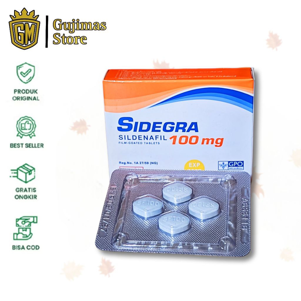PRIVASI AMAN || Sidegra SF 100mg Original Asli 1Box isi 4 Butir Berkualitas